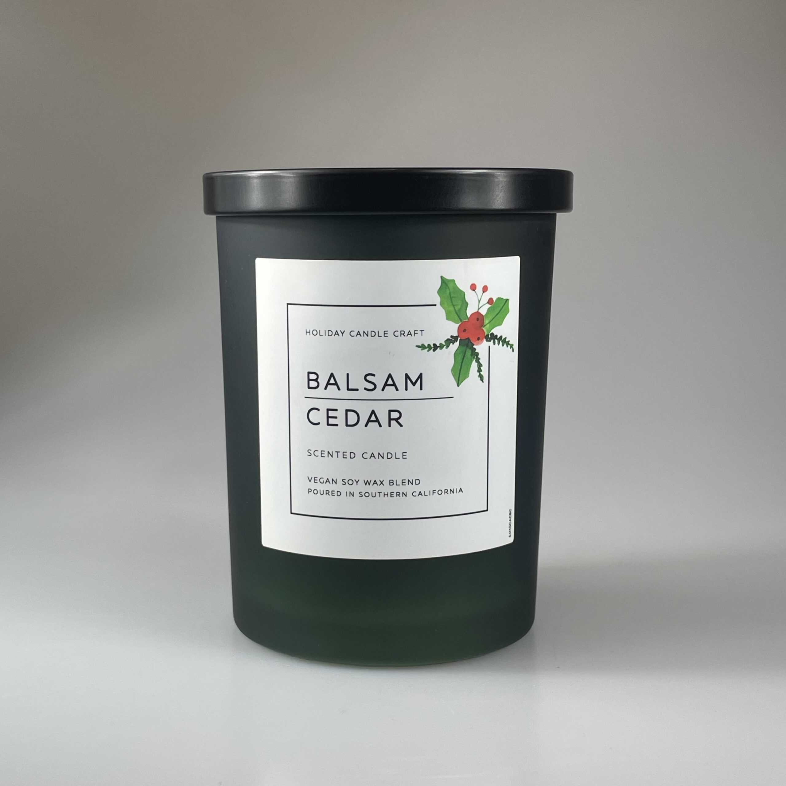 Balsam & Cedar Holiday Shine Ceramic Vessel Candle – High Street
